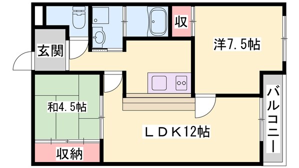 アクトⅠの物件間取画像